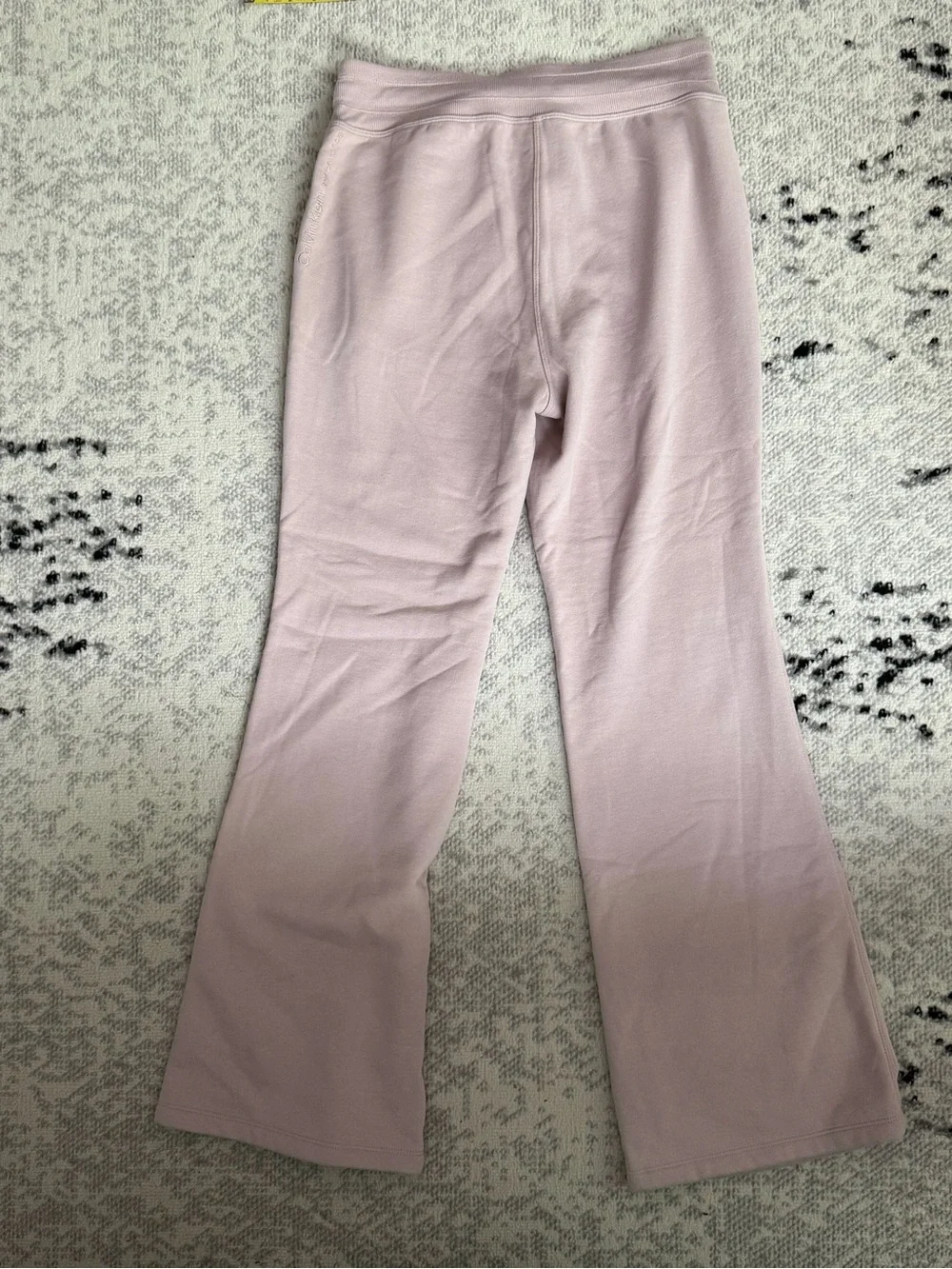 Calvin Klein Performance Wide-Leg Drawstring sweatpants Lounge in Light lilac M